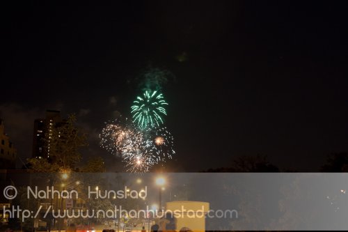 Minneapolis fireworks on 4 July 2010